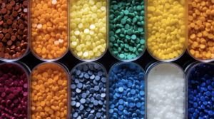 Plastic pellets for manufacturing